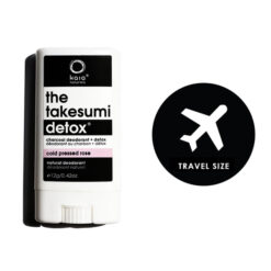 Charcoal Deodorant | Cold Pressed Rose | Travel Size