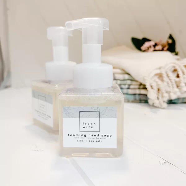 Aloe & Sea Salt Foaming Soap