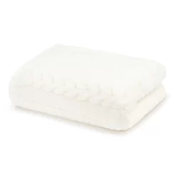 Kash-Cozy Wide Cable Throw