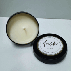 Black Tin Soy Candle